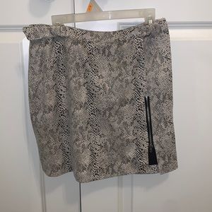 Snakeskin skirt